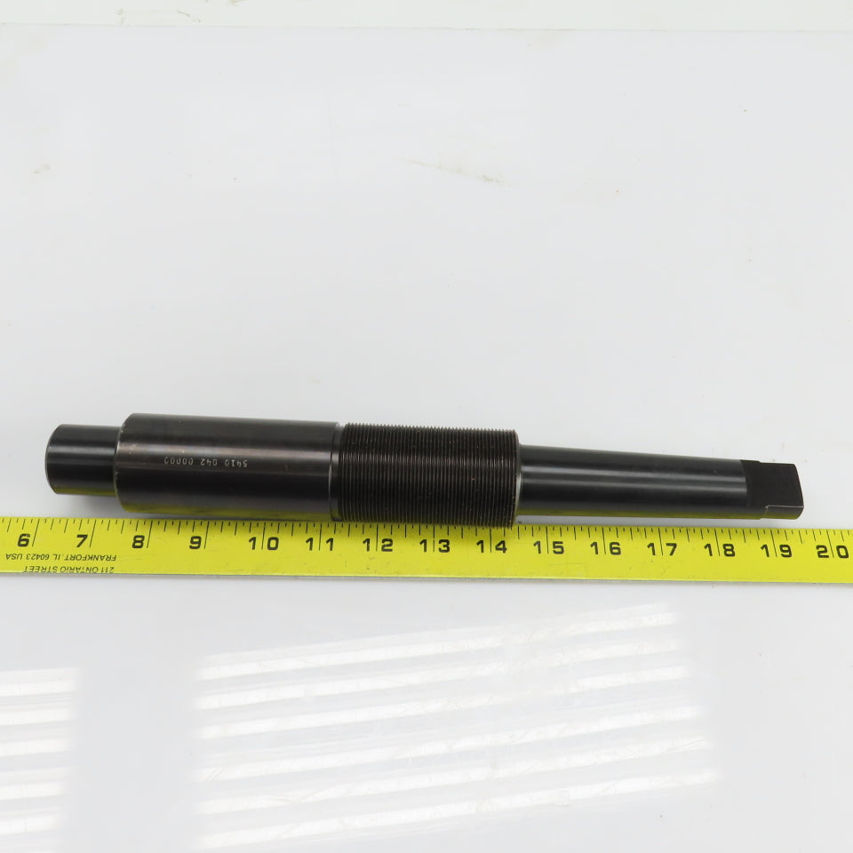 Slotting Cutter Arbor #4 Morse Taper 3/8-16 TPI 12-7/8" OAL
