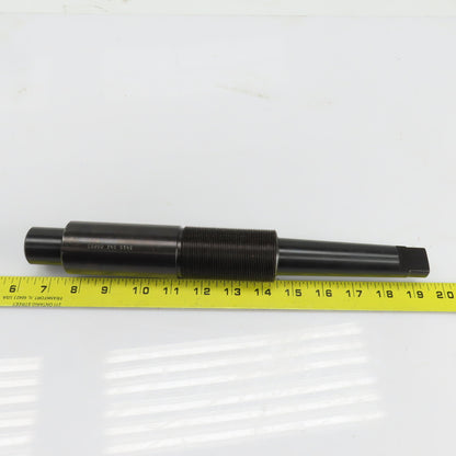 Slotting Cutter Arbor #4 Morse Taper 3/8-16 TPI 12-7/8" OAL