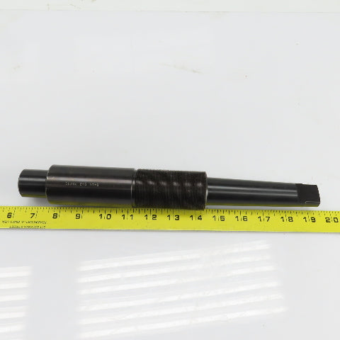 Slotting Cutter Arbor #4 Morse Taper 3/8-16 TPI 12-7/8" OAL