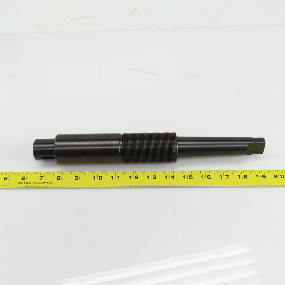 Slotting Cutter Arbor #4 Morse Taper 3/8-16 TPI 12-7/8" OAL