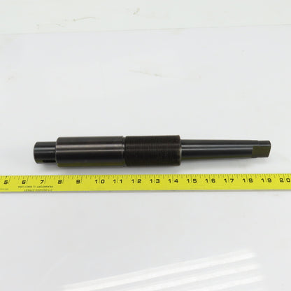 Slotting Cutter Arbor #4 Morse Taper 3/8-16 TPI 12-7/8" OAL