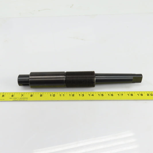 Slotting Cutter Arbor #4 Morse Taper 3/8-16 TPI 12-7/8" OAL