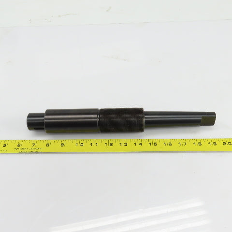 Slotting Cutter Arbor #4 Morse Taper 3/8-16 TPI 12-7/8" OAL