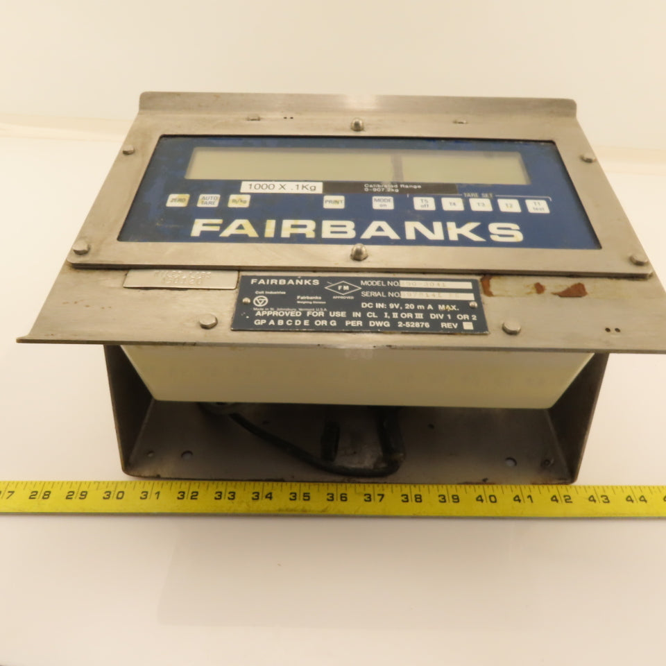 Fairbanks H90-3041 Digital Scale Display Stainless Steel Lbs. Kg.