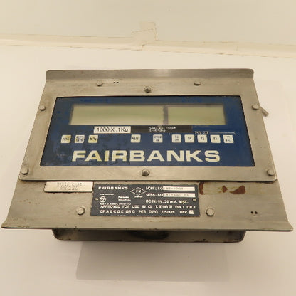 Fairbanks H90-3041 Digital Scale Display Stainless Steel Lbs. Kg.