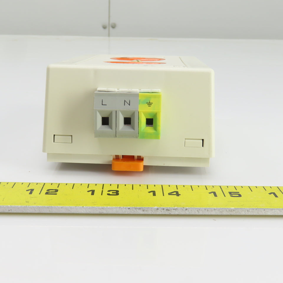 Phoenix Contact EM-DUO 120/15/IG Rail-Mounted Dual Power Outlet 120VAC 15A