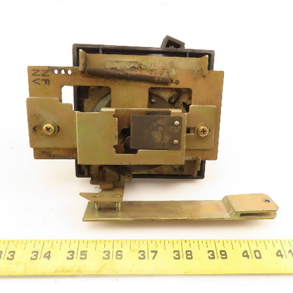 Siemens NF100CF 75A 600V Circuit Breaker W/ Rotary Panel Operator Disconnect