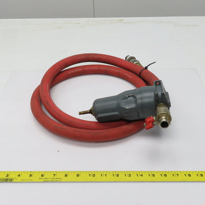 Atlas Copco 2901-0867-00 PDx 11 Inline Compressed Air Filter 84" Hose 232 PSI