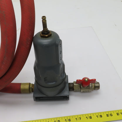 Atlas Copco 2901-0867-00 PDx 11 Inline Compressed Air Filter 84" Hose 232 PSI