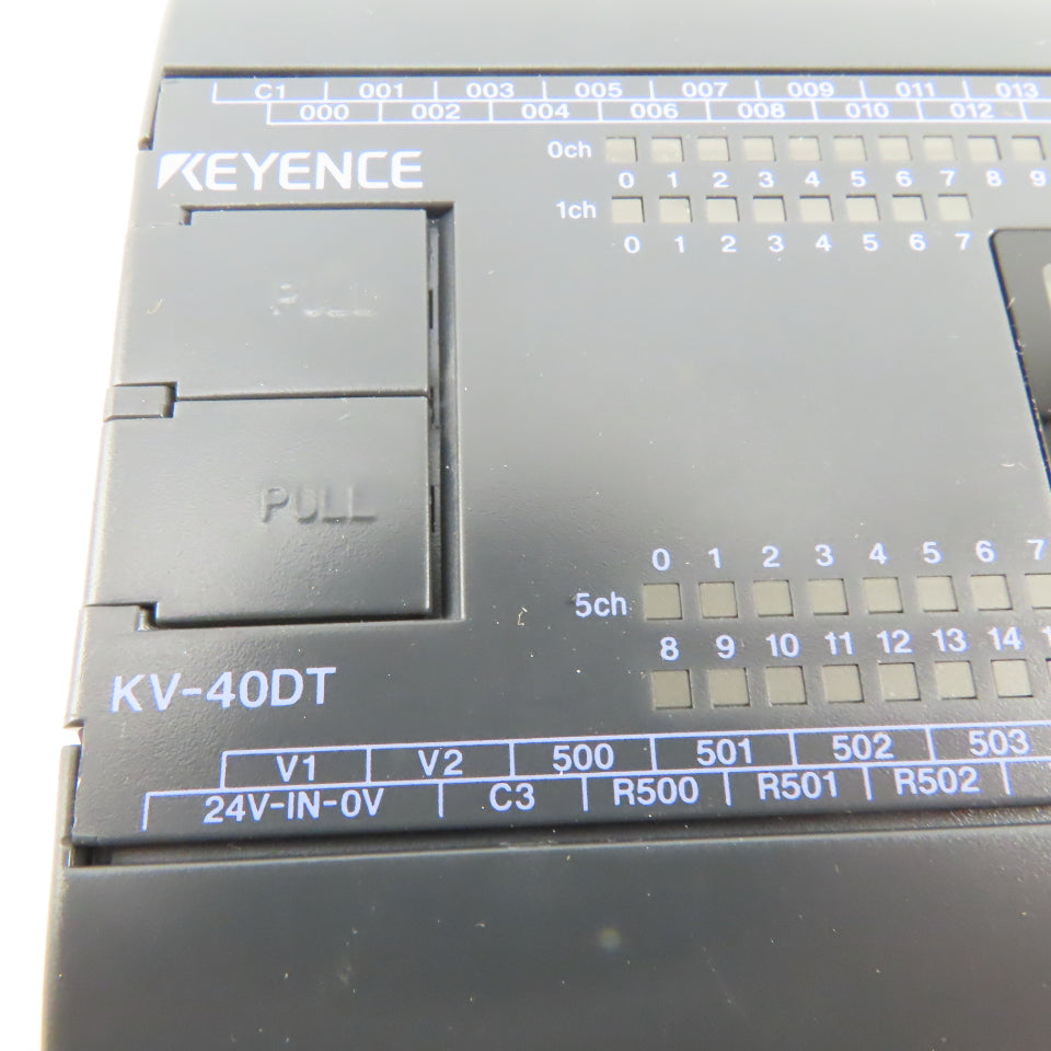 Keyence KV40DT PLC Base Unit 24 Input 16 Sink Output 24DC Type