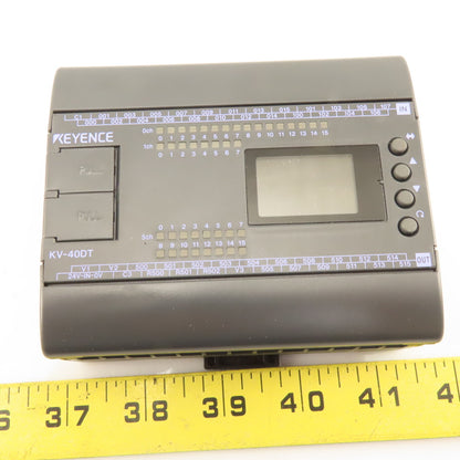 Keyence KV40DT PLC Base Unit 24 Input 16 Sink Output 24DC Type