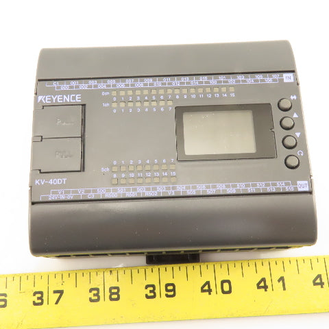 Keyence KV40DT PLC Base Unit 24 Input 16 Sink Output 24DC Type