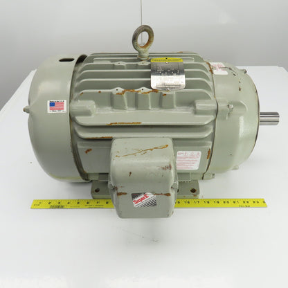 Baldor Super E 7.5HP AC Electric Motor 460V 3PH 8.9A 1750RPM 256UC Frame