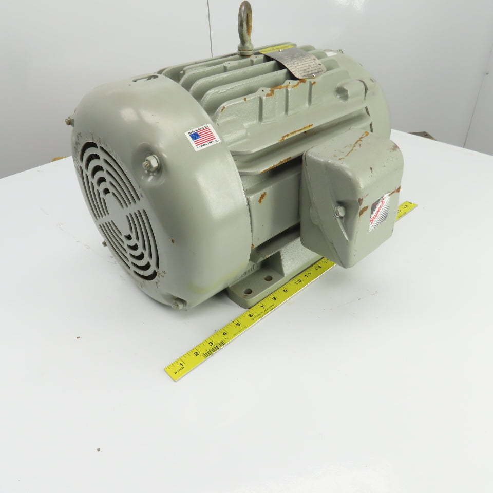 Baldor Super E 7.5HP AC Electric Motor 460V 3PH 8.9A 1750RPM 256UC Frame
