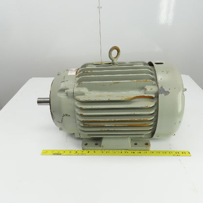 Baldor Super E 7.5HP AC Electric Motor 460V 3PH 8.9A 1750RPM 256UC Frame