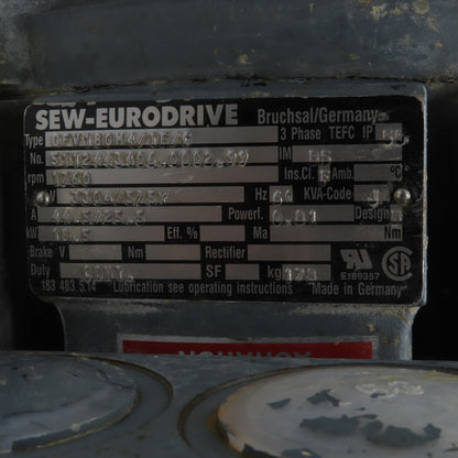 Sew-Eurodrive DFV180M4/TF/C 25 HP 18.5 kW 1760RPM AC Electric Motor 3PH 330/575V