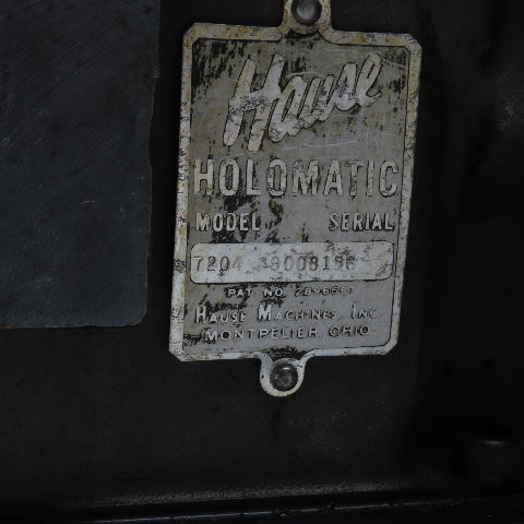 Hause Holomatic 7204 3Ph 208-220/480 2HP Lead Screw Tapping Head 2" Stroke