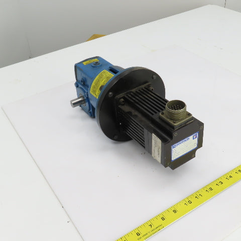 Emerson NH015A949-1 240VAC 1.01HP Servo Motor W/Right Angle Gearbox 15:1 Ratio