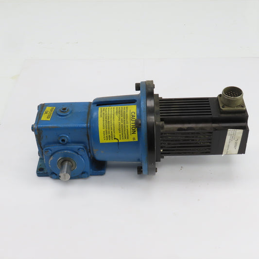 Emerson NH015A949-1 240VAC 1.01HP Servo Motor W/Right Angle Gearbox 15:1 Ratio