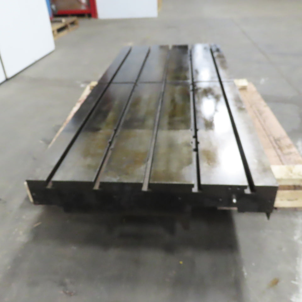 Mazak Work Holding T-Slot Table Bed 68-3/8"x29-1/2" From a AJV Boring Machine