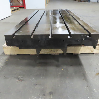 Mazak Work Holding T-Slot Table Bed 68-3/8"x29-1/2" From a AJV Boring Machine