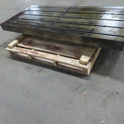 Mazak Work Holding T-Slot Table Bed 68-3/8"x29-1/2" From a AJV Boring Machine