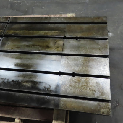 Mazak Work Holding T-Slot Table Bed 68-3/8"x29-1/2" From a AJV Boring Machine