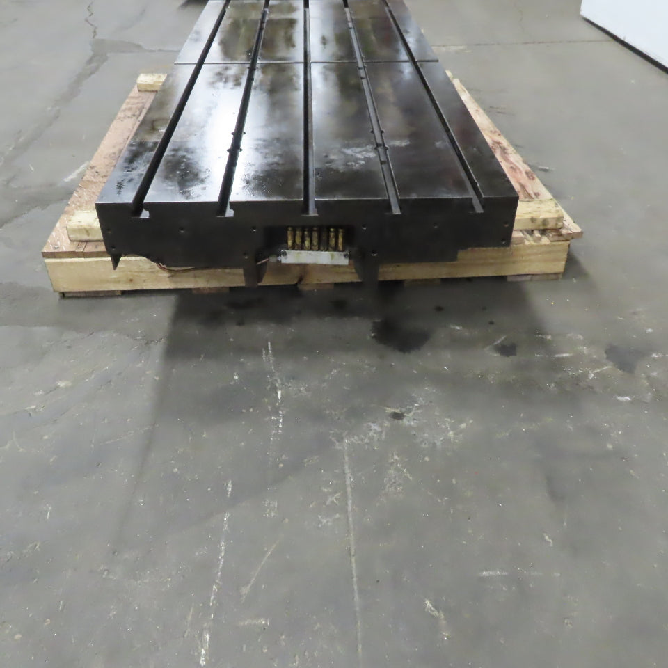 Mazak Work Holding T-Slot Table Bed 68-3/8"x29-1/2" From a AJV Boring Machine