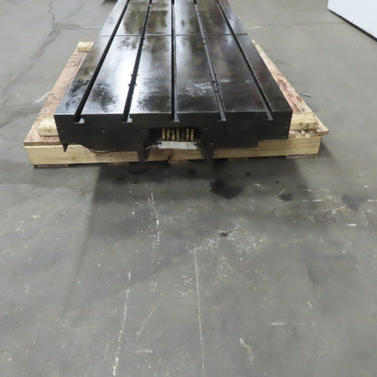 Mazak Work Holding T-Slot Table Bed 68-3/8"x29-1/2" From a AJV Boring Machine