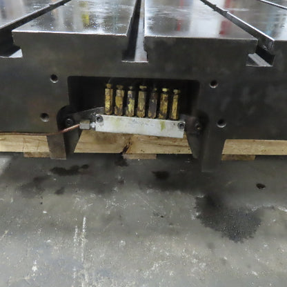 Mazak Work Holding T-Slot Table Bed 68-3/8"x29-1/2" From a AJV Boring Machine