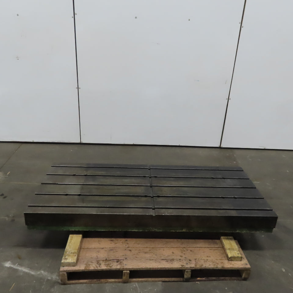 Mazak Work Holding T-Slot Table Bed 68-3/8"x29-1/2" From a AJV Boring Machine