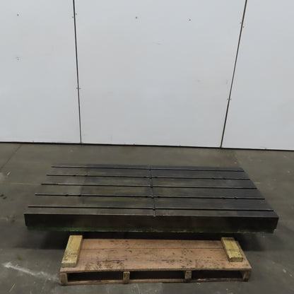 Mazak Work Holding T-Slot Table Bed 68-3/8"x29-1/2" From a AJV Boring Machine