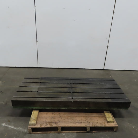 Mazak Work Holding T-Slot Table Bed 68-3/8"x29-1/2" From a AJV Boring Machine