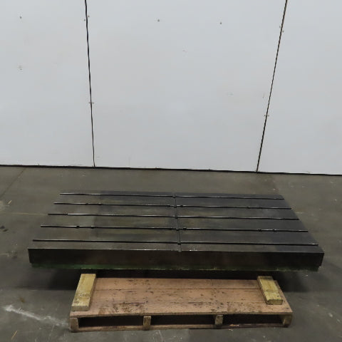 Mazak Work Holding T-Slot Table Bed 68-3/8"x29-1/2" From a AJV Boring Machine
