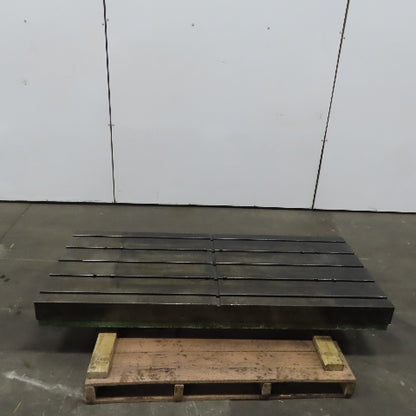 Mazak Work Holding T-Slot Table Bed 68-3/8"x29-1/2" From a AJV Boring Machine