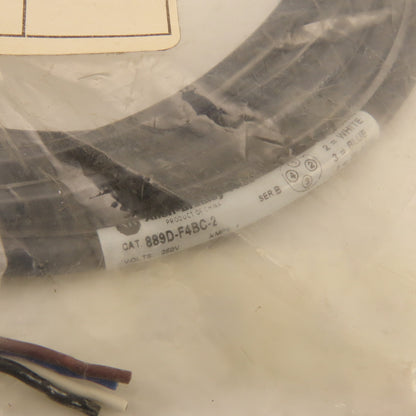Allen Bradley 889D-F4BC-2 QD Cordset 4 Pin Micro DC Straight 2 Meter Cable