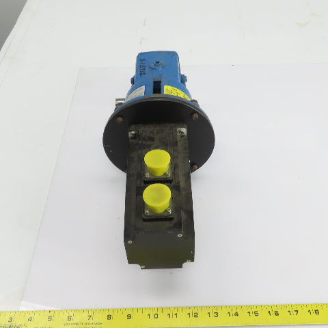 Emerson MH015A947:1 1.01HP Servo Motor W/Right Angle Gear Reducer 15:1 Ratio