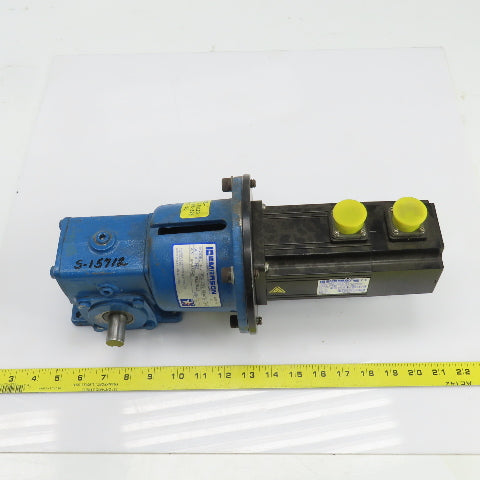 Emerson MH015A947:1 1.01HP Servo Motor W/Right Angle Gear Reducer 15:1 Ratio