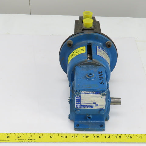 Emerson MH015A947:1 1.01HP Servo Motor W/Right Angle Gear Reducer 15:1 Ratio