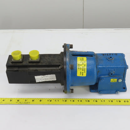 Emerson MH015A947:1 1.01HP Servo Motor W/Right Angle Gear Reducer 15:1 Ratio