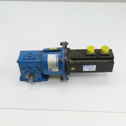 Emerson MH015A947:1 1.01HP Servo Motor W/Right Angle Gear Reducer 15:1 Ratio
