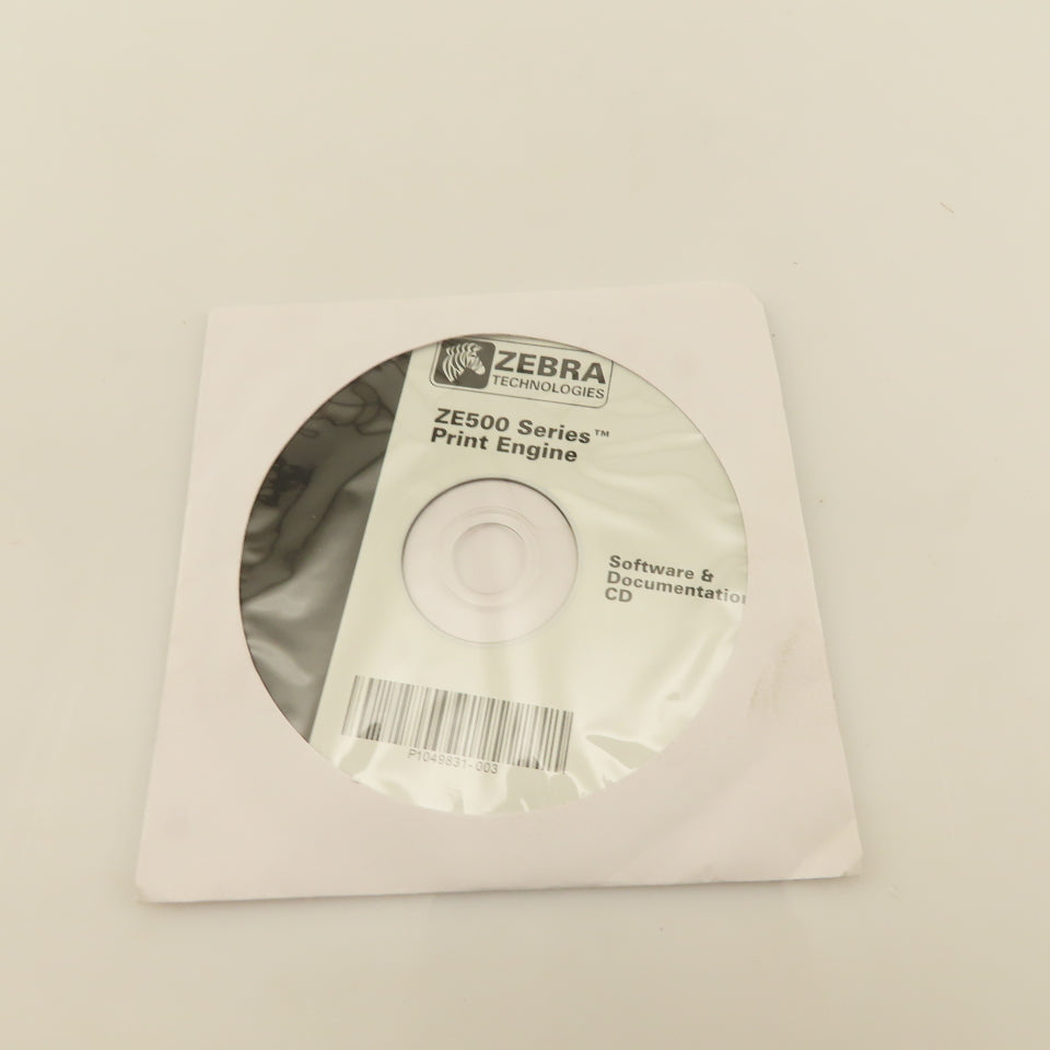 Zebra P1049831-003 ZE500 Series Print Engine Software & Documentation CD