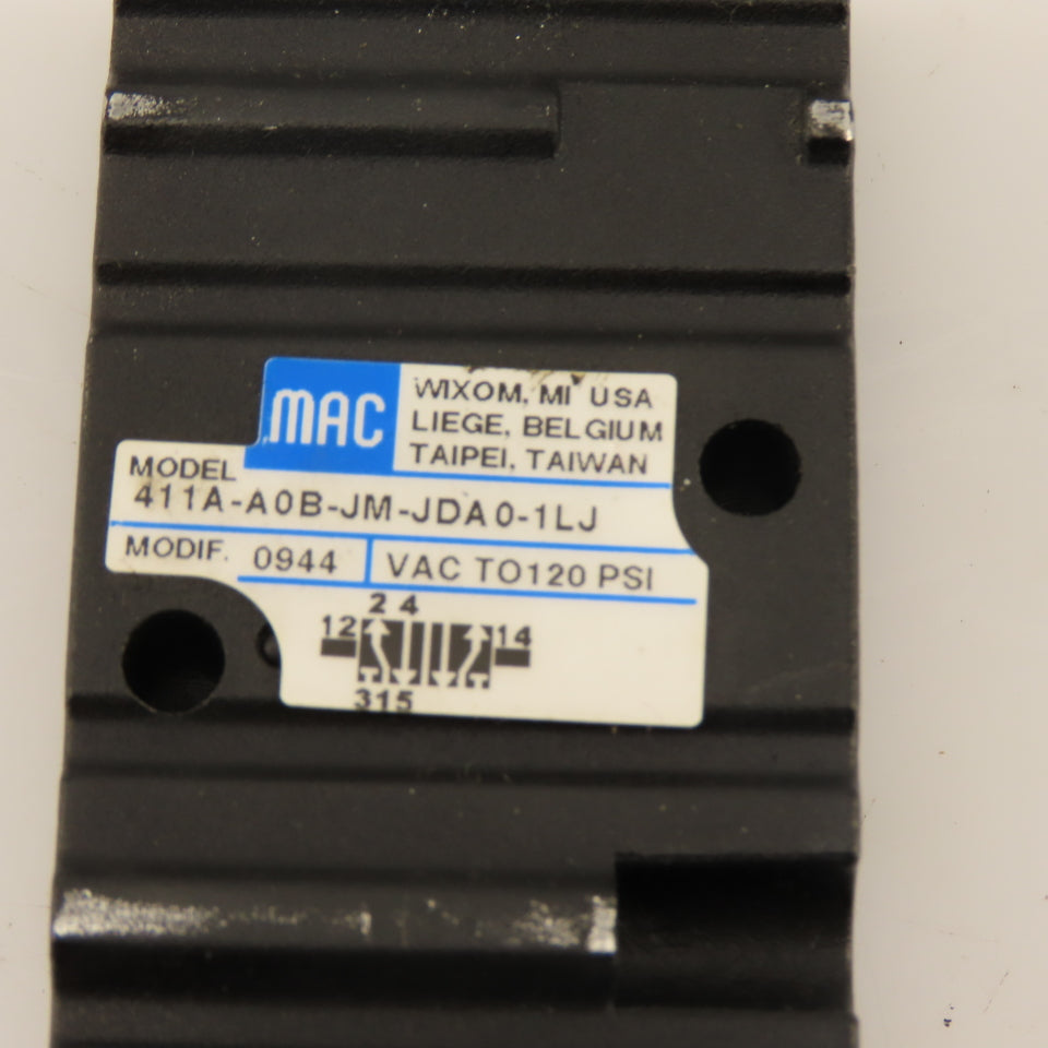 MAC 411A-A0B-JM-JDA0-1LJ 5/2 Position Pneumatic Solenoid Valve 24VDC