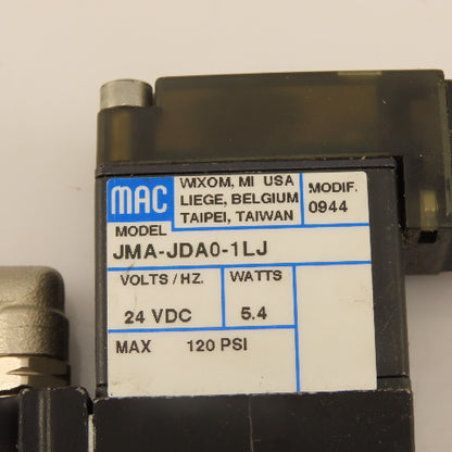 MAC 411A-A0B-JM-JDA0-1LJ 5/2 Position Pneumatic Solenoid Valve 24VDC