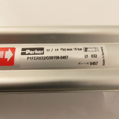 Parker P1FER032/G50159-0457 Twin Rod Guided Air Cylinder 32mm x 457mm Stroke