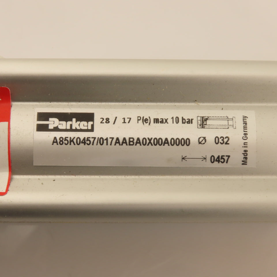 Parker A85K0457/017AABA0X00A0000 Twin Rod Air Cylinder 32mm x 457mm Stroke
