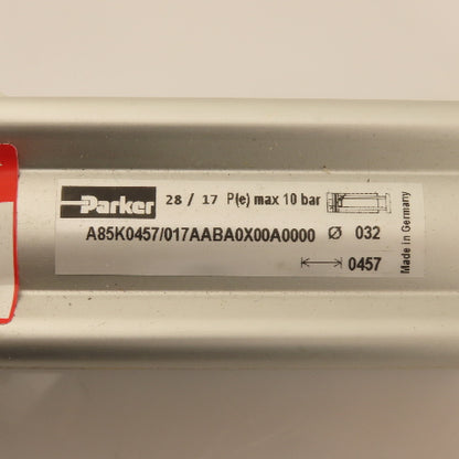 Parker A85K0457/017AABA0X00A0000 Twin Rod Air Cylinder 32mm x 457mm Stroke