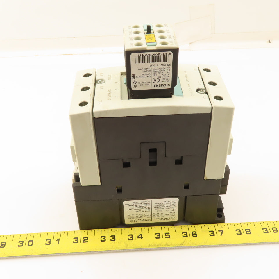 Siemens 3RT1046-1AG20 Contactor Relay 95A 45kW 400VAC 3 Pole 110V Coil
