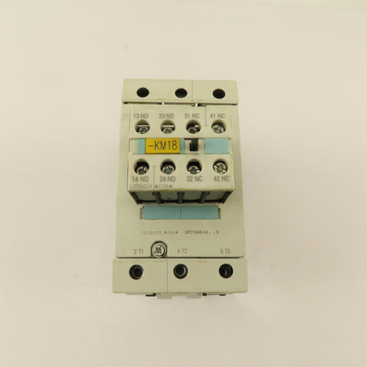 Siemens 3RT1046-1AG20 Contactor Relay 95A 45kW 400VAC 3 Pole 110V Coil