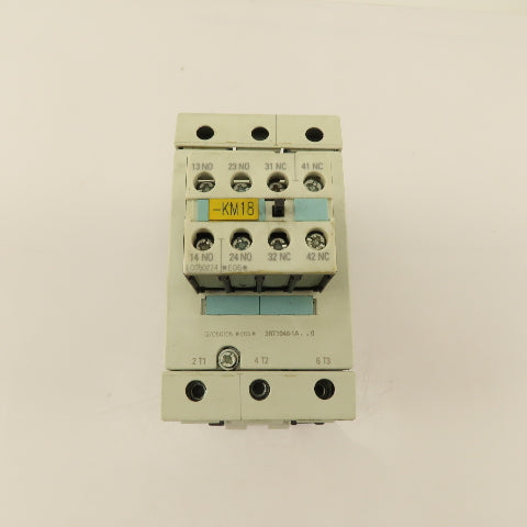 Siemens 3RT1046-1AG20 Contactor Relay 95A 45kW 400VAC 3 Pole 110V Coil